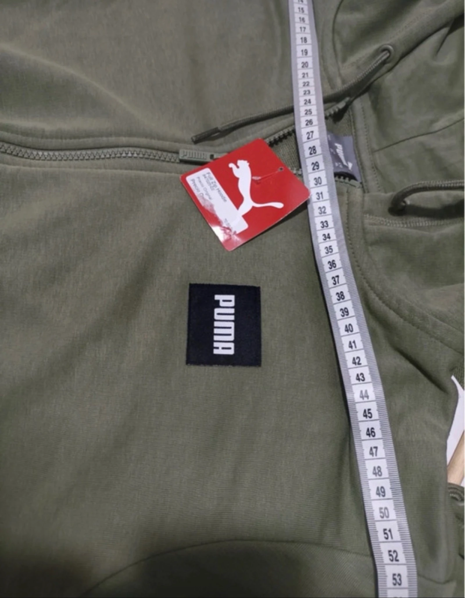 Puma Full Zip Hoodie groene kaki maat XL nieuw met label – photo 13